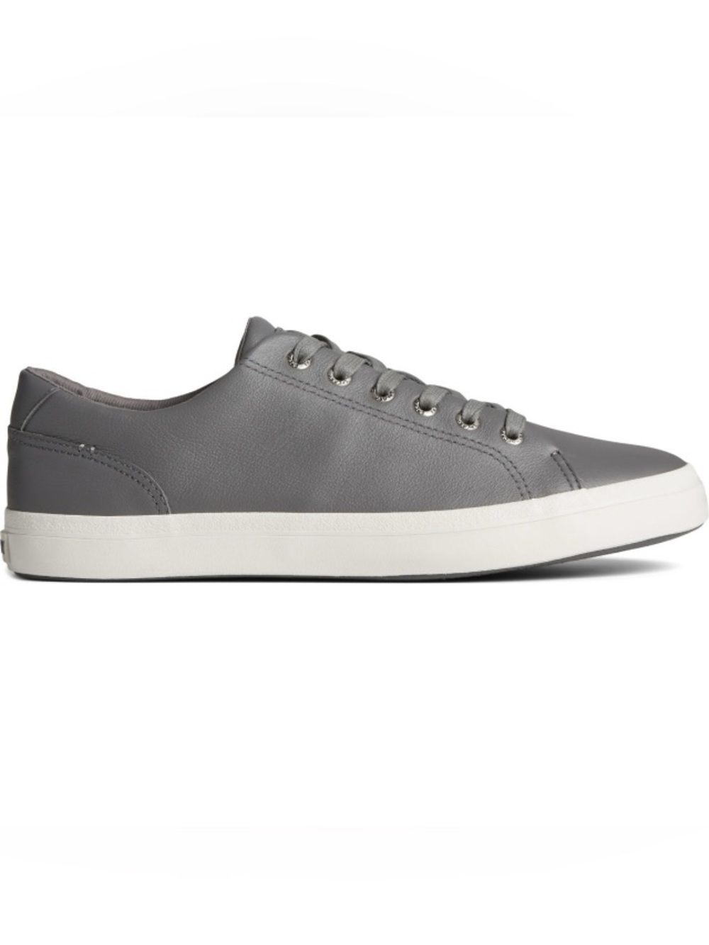 Sperry Striper II Grey Leather Sneaker 10.5 wide